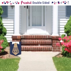 Big Dot Of Happiness My Dad Is Rad - Outdoor Home Decorations - Double-Sided Father's Day Party Garden Flag - 12 X 15.25 Inches