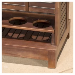 Riviera Acacia Wood Bar - Rich Mahogany - Christopher Knight Home -Outdoor Garden GUEST 507e18b9 03d1 4c33 ad84 1ad9418cbb0a