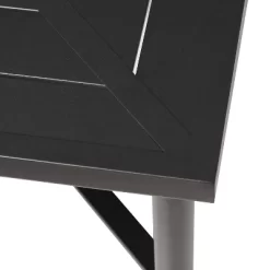 7pc Outdoor Dining Set With 6 Chairs With Seat & Back Cushions & Metal Rectangle Table With Umbrella Hole - Captiva Designs 32 7pc Outdoor Dining Set With 6 Chairs With Seat & Back Cushions & Metal Rectangle Table With Umbrella Hole - Captiva Designs -Outdoor Garden GUEST 5151e2e4 9c91 4b06 bed6 1c9ecc273d29