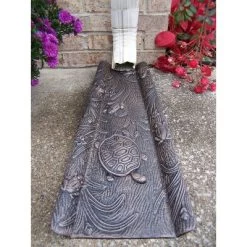 Oakland Living Cast Aluminum Turtle Downspout Gutter Splash Block