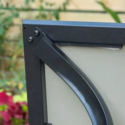 Patio Set With Steel Table With 1.57" Umbrella Hole & Padded Sling Arm Chairs - Captiva Designs -Outdoor Garden GUEST 526e6271 0236 4717 80ff 64ca21b464c7