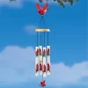 Collections Etc Beautiful Winter Cardinal Hanging Wind Chime 4.25 X 4.25 X 26.5