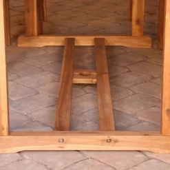 7pc Acacia Wood Patio Dining Set With Cushions - Saracina Home -Outdoor Garden GUEST 52c811ae 9d20 45a0 bcd1 03466f9c6690