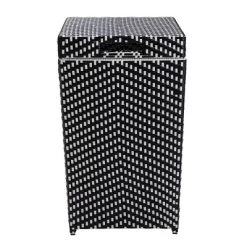 2pc Maksville Aluminum Patio Loveseat & Trash Can - MiBasics -Outdoor Garden GUEST 539994ec a946 4f0d 94ed b0ff4d5046df