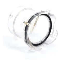 Camco 3.5" Non-Restrictive RV Sewer Hose Connection And Outlet Extender, Clear Plastic Adapter For Waste Tank Removal