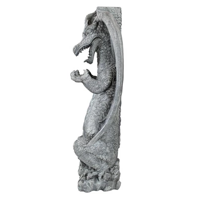 Design Toscano Zippy, The Dragon Sculptural Mail Post 4 Design Toscano Zippy, The Dragon Sculptural Mail Post - Image 4