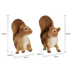 Nature Spring Resin Squirrel Garden Statues - Outdoor Decor Animal Figurines - Set Of 2 -Outdoor Garden GUEST 57f80b34 91f8 401c 98d0 cc23e4a82fa1