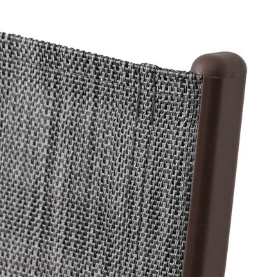 3pc Outdoor Set With Aluminum Adjustable Chaise Lounge & Table Set - Black/Gray - Crestlive Products 7 3pc Outdoor Set With Aluminum Adjustable Chaise Lounge & Table Set - Black/Gray - Crestlive Products - Image 7