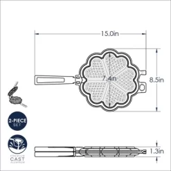 Nordic Ware Sweetheart Stovetop Waffler 7 Nordic Ware Sweetheart Stovetop Waffler -Outdoor Garden GUEST 5b90ab8a 01a5 4622 b61c 9860fda6f547