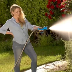 Bernini Easy Grip Hose Nozzle - Blue -Outdoor Garden GUEST 5bbe3d0e 9ebf 438f 8b86 bbb8f6ef7e9a