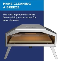 Westinghouse Gas-Powered Artisan Outdoor Pizza Oven - Stainless Steel Portable Pizza Ovens 8 Westinghouse Gas-Powered Artisan Outdoor Pizza Oven - Stainless Steel Portable Pizza Ovens -Outdoor Garden GUEST 5d4a0123 016c 4a5c b3a9 f91bcd68e05d