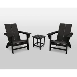St. Croix 3pc Contemporary Adirondack Set - POLYWOOD -Outdoor Garden GUEST 5e4b7eec 7414 46d9 baa5 2d3dd9bf0b20