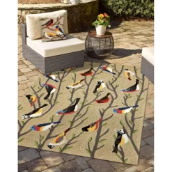 Liora Manne Frontporch Garden Indoor/Outdoor Rug -Outdoor Garden GUEST 5e6c7d58 31d6 47df 90e8 2e9f353b7876