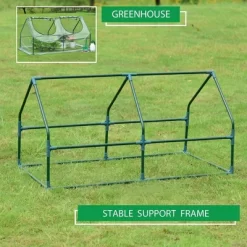 Aoodor Mini 4 Ft. X 2 Ft. X2 Ft. Greenhouse Zipper Doors -Outdoor Garden GUEST 5ec79026 0725 4a26 97e2 6e6f12992fa1