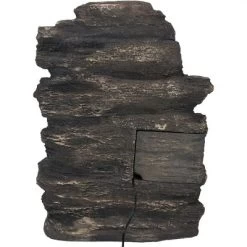 Sunnydaze Decor Sunnydaze 24"H Electric Polystone Rock Falls Waterfall Outdoor Water Fountain With LED Lights -Outdoor Garden GUEST 5fa5e096 dfd7 492b 9e04 ad3b4cbc61ae