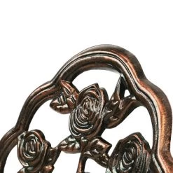 3pc Rose Cast Metal Set With Cast Aluminum Table Top & Chairs - Oakland Living -Outdoor Garden GUEST 62023065 dd6f 4e0f b724 ce117409e1ae