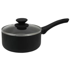 Oster® Oster Ashford 2 Quart Aluminum Nonstick Sauce Pan With Tempered Glass Lid In Black -Outdoor Garden GUEST 62f5daeb 615f 4ad2 85ae c66c9be606ec