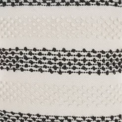 18"x18" Woven Loops Striped Square Throw Pillow With Tassels - Mina Victory -Outdoor Garden GUEST 64b90e80 bce5 441b af5a 243256cdce0e