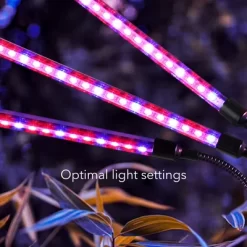 Dartwood LED Grow Lights For Indoor Plants With Red Blue Spectrum - Plant Grow Light With 9 Brightness Levels, Auto On Off Function (3 Pack) -Outdoor Garden GUEST 64e7f763 cf31 4488 8e7b 2876844a1da3