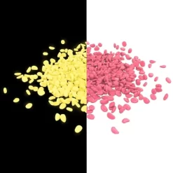 Garden Stones-500 Count Glow In The Dark Solar Pathway Pebble Lights-Decorative Glowing Rocks By Nature Spring (Yellow) -Outdoor Garden GUEST 662935e6 4387 4be5 88df 31cbcbd0d744