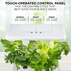 Ivation 7-Pod Indoor Herb Garden, Hydroponic Growing System Kit -Outdoor Garden GUEST 6687bb2c 06bd 4b5a 868e 858ee2174f30