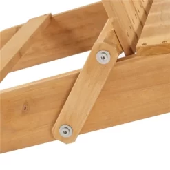 Yaheetech 2-piece Folding Adirondack Chair Solid Wood Outside Chair, Brown -Outdoor Garden GUEST 66b54382 9cc3 47ac 9fa8 6b13c0af39e6