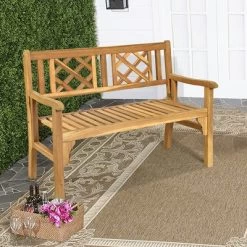 Costway Patio Outdoor Solid Wood Bench Folding Loveseat Chair Park Garden Deck Furniture 13 Costway Patio Outdoor Solid Wood Bench Folding Loveseat Chair Park Garden Deck Furniture -Outdoor Garden GUEST 6799a062 ba0d 48b9 b7bf f4d5fd64c7c3