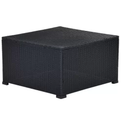 6pc Wicker Patio Conversation Set With Cushions - Black/Gray - GODEER 32 6pc Wicker Patio Conversation Set With Cushions - Black/Gray - GODEER -Outdoor Garden GUEST 67c4d86c 00fa 4562 b86a 6c4d5614aee7