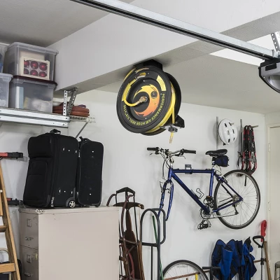 Fleming Supply Retractable Rubber Air Hose Reel, 20.75" X 7" X 19" 4 Fleming Supply Retractable Rubber Air Hose Reel, 20.75" X 7" X 19" - Image 4