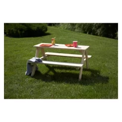Rectangle Wooden Kids Picnic Table - Merry Products -Outdoor Garden GUEST 695d26da 2a5a 4810 85f2 293993329940