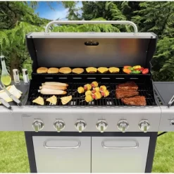 Kenmore 6-Burner XL Grill With Side Propane Gas Burner PG-40611S0L -Outdoor Garden GUEST 69dfd8eb b48f 48fb a8c2 9a26a17fddd1