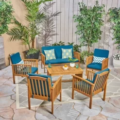 Carolina 6pc Acacia Wood Chat Set - Christopher Knight Home 9 Carolina 6pc Acacia Wood Chat Set - Christopher Knight Home -Outdoor Garden GUEST 6a0c69da 3f00 434e 996d b2667dc979e8