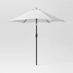 9'x9' Sunbrella Market Patio Umbrella - Black Pole - Smith & Hawken™ -Outdoor Garden GUEST 6ad752c9 0878 49a0 9967 5d7475ee9d06