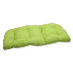 Outdoor Wicker Loveseat Cushion - Fresco Solid - Pillow Perfect -Outdoor Garden GUEST 6b4e3fe8 6428 443e a379 ec3139676a0c