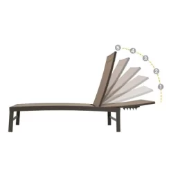3pc Outdoor Five Position Adjustable Curved Aluminum Lounge Set Brown - Crestlive Products 14 3pc Outdoor Five Position Adjustable Curved Aluminum Lounge Set Brown - Crestlive Products -Outdoor Garden GUEST 6bca3679 c68a 4b8e be8a 7f14c5d89865