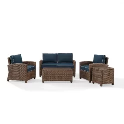 Bradenton 5pc Outdoor Wicker Conversation Set - Crosley 19 Bradenton 5pc Outdoor Wicker Conversation Set - Crosley -Outdoor Garden GUEST 6c3f227c 0f43 4b4b ad81 119008706a13