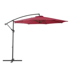 9.5' UV Resistant Offset Tilting Cantilever Patio Umbrella - CorLiving -Outdoor Garden GUEST 6d043e78 4c85 417d 9057 0fd7b575e9e9
