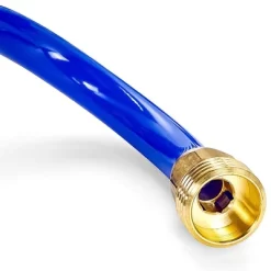 Camco 20' Self Coiling Water Hose With Brass Fittings And 1.5" ID For Marine Use, Cleaning, Car Washing And Gardening, Blue 7 Camco 20' Self Coiling Water Hose With Brass Fittings And 1.5" ID For Marine Use, Cleaning, Car Washing And Gardening, Blue -Outdoor Garden GUEST 6e0dbb9f 2cf8 4f20 b030 c271f4f2ea15
