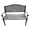 Modern Aluminum Patio Bench - Oakland Living