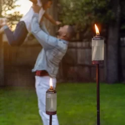 Mixed Material Glass Torch - TIKI 8 Mixed Material Glass Torch - TIKI -Outdoor Garden GUEST 72abd8e1 64d7 42e7 90f1 2848ffb508ac