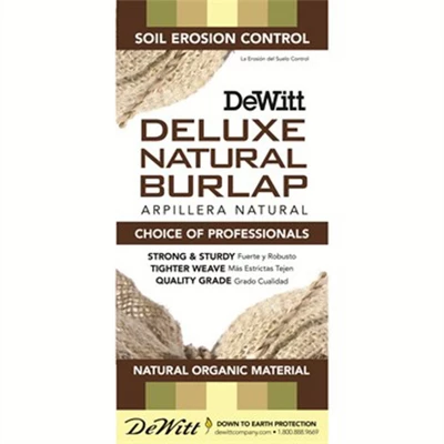 Dewitt NB3 3-Foot By 250-Foot Medium Weave Natural Burlap Cloth For Soil Erosion Control, Plant Protection And Slope Control 2 Dewitt NB3 3-Foot By 250-Foot Medium Weave Natural Burlap Cloth For Soil Erosion Control, Plant Protection And Slope Control - Image 2