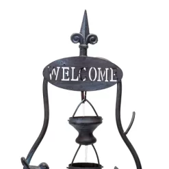 41" Metal Seven Hanging Cup Tier Layered Floor Fountain Bronze - Alpine Corporation -Outdoor Garden GUEST 7450220b 0a5b 4a9b 9f73 b661c59c9d8b