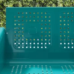 Bates Outdoor Loveseat Glider - Turquoise Gloss - Crosley -Outdoor Garden GUEST 74941990 0931 49bb 8900 e4043ccbc4f0