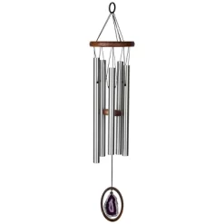 Woodstock Wind Chimes Signature Collection, Woodstock Agate Chime, 25'' Wind Chime -Outdoor Garden GUEST 74f6e6fa cb54 41fe a24a 852ec77ec793