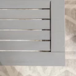 Ravenscroft Modern Boho Acacia Wood Slat Top Outdoor Dining Bench - Gray Wash - Saracina Home -Outdoor Garden GUEST 74fa1175 bba1 4200 bc3a e9d8d1328667