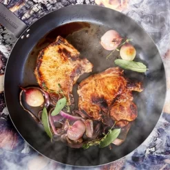 Merten & Storck 12" Open Frypan - Black -Outdoor Garden GUEST 75c85d67 e81d 43dd 9afa 4389b30b1943