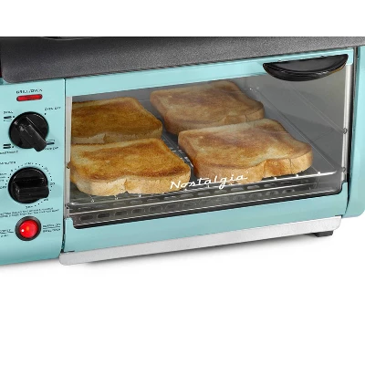 Nostalgia Electrics Retro 3-in-1Family Size Griddle Aqua 1 Nostalgia Electrics Retro 3-in-1Family Size Griddle Aqua