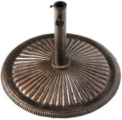 Gardenised Outdoor Patio Cast Iron Umbrella Base Holder Stand -Outdoor Garden GUEST 79336b2d 21c9 4d8f bad2 0bdad972e149