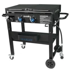 Razor Griddle Portable 2-Burner 30,000 BTU Gas Flattop Grill & Griddle Combo Cart With Foldable Side Shelves, Paper Towel And Condiment Holder, Black 7 Razor Griddle Portable 2-Burner 30,000 BTU Gas Flattop Grill & Griddle Combo Cart With Foldable Side Shelves, Paper Towel And Condiment Holder, Black -Outdoor Garden GUEST 7be0277e ba5e 4e89 be05 24e54f1667d7