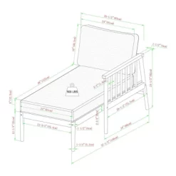 Saracina Home 4pc Modern Boho Eucalyptus Spindle Outdoor Sectional Set 15 Saracina Home 4pc Modern Boho Eucalyptus Spindle Outdoor Sectional Set -Outdoor Garden GUEST 7cb4746b ff48 4e8b a789 30747e99823b